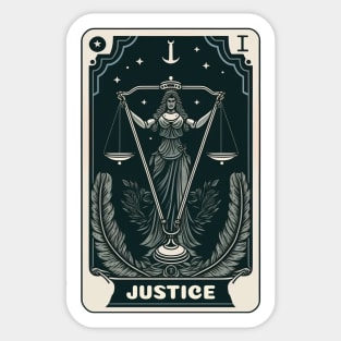 Justice Zodiac Sticker